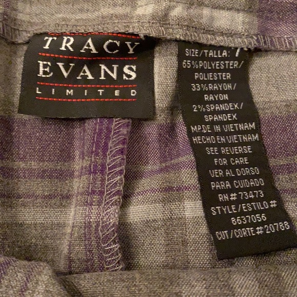 Vintage Tracy Evans Plaid Pencil Skirt - Picture 9 of 9